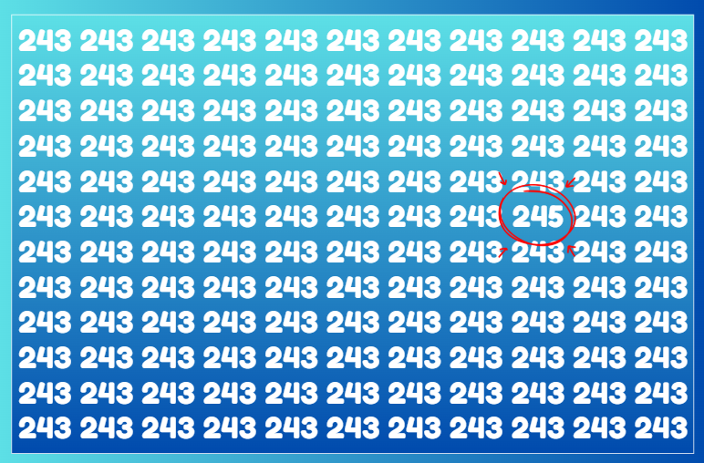 7-Second-Optical-Illusion-Challenge-Can-Your-Eagle-Eyes-Spot-the-Hidden-Number-245-Before-Time-Runs-Out-2