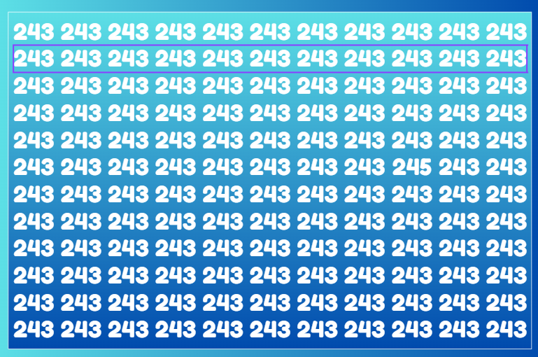 7-Second Optical Illusion Challenge Can Your Eagle Eyes Spot the Hidden Number 245 Before Time Runs Out
