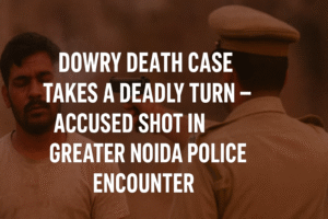 Dowry Death Case Takes a Deadly Turn – Accused Shot in Greater Noida Police Encounter