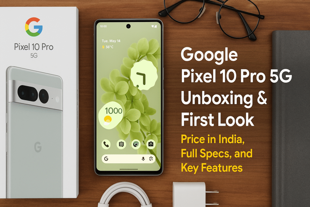 Google Pixel 10 Pro 5G Unboxing & First Look Price in India, Full Specs, and Key Features
