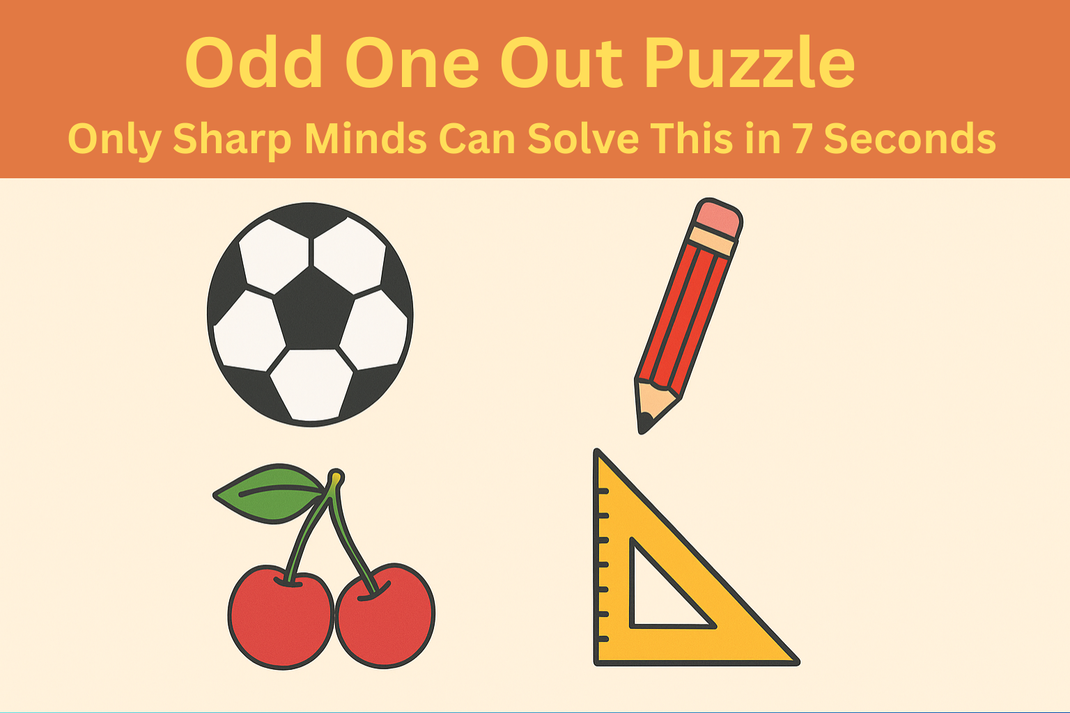 Odd One Out Puzzle: Only Sharp Minds Can Solve This in 15 Seconds