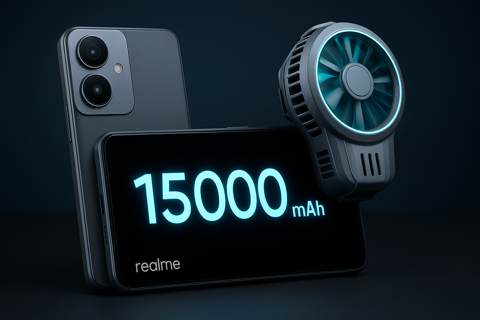Realme Unveils Futuristic Massive 15,000mAh Battery Phone and Chill Fan Cooling Technology