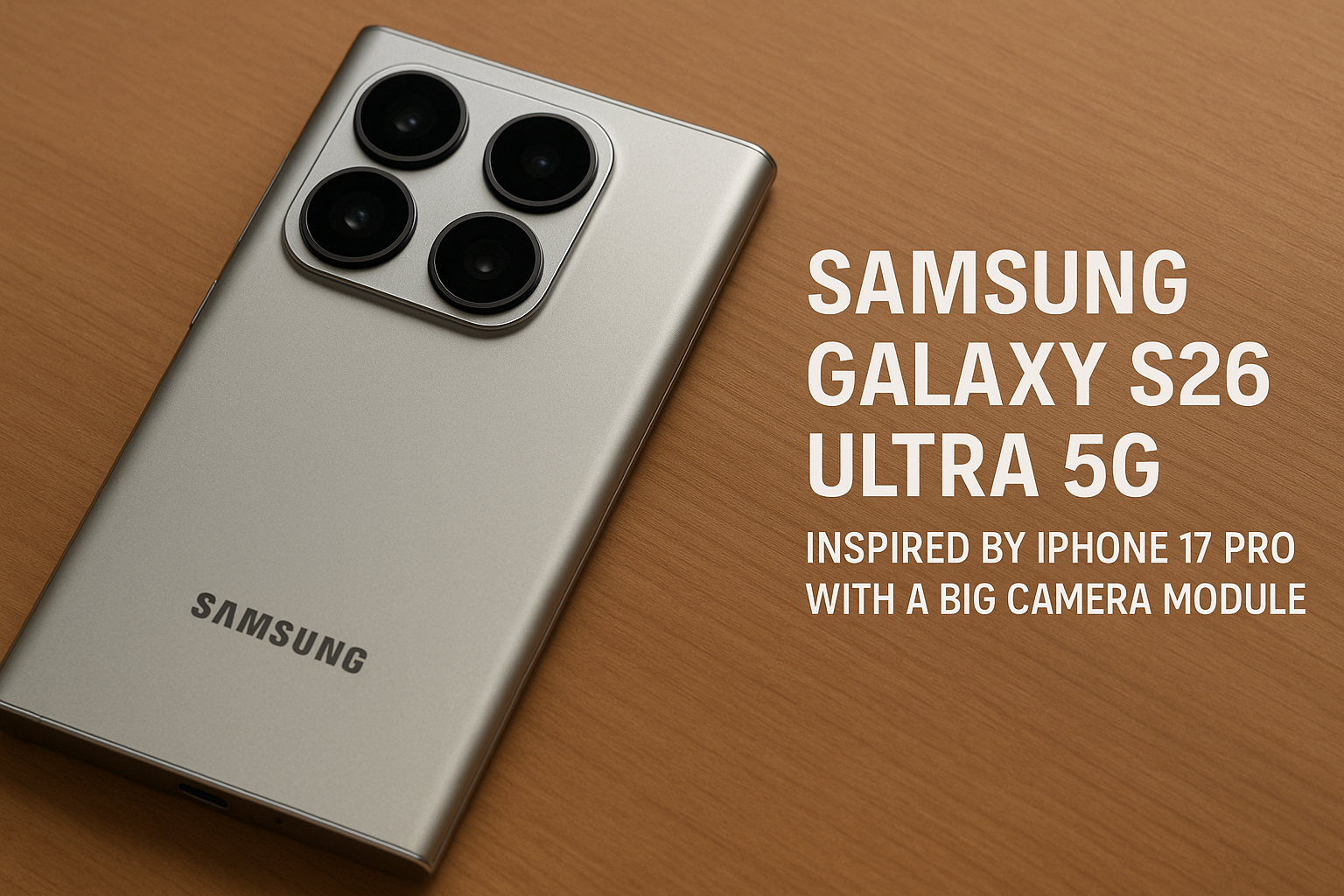 Samsung Galaxy S26 Ultra 5G May Take Inspiration from iPhone 17 Pro with Massive Camera Upgrade