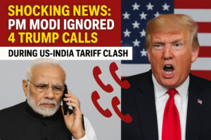 Shocking News: PM Modi Ignored 4 Trump Calls During US-India Tariff Clash