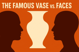 The Famous Vase vs. Faces Illusion That Confuses Millions Online