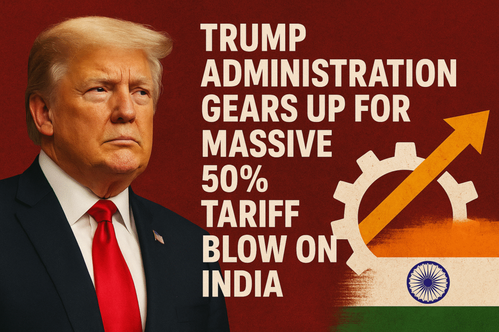 Trump Administration Gears Up for Massive 50% Tariff Blow on India as Crucial Deadline Approaches
