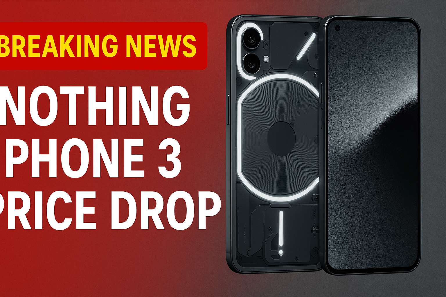 Nothing Phone 3 Price Drops Below ₹45,000 in India Is It the Best Choice Now